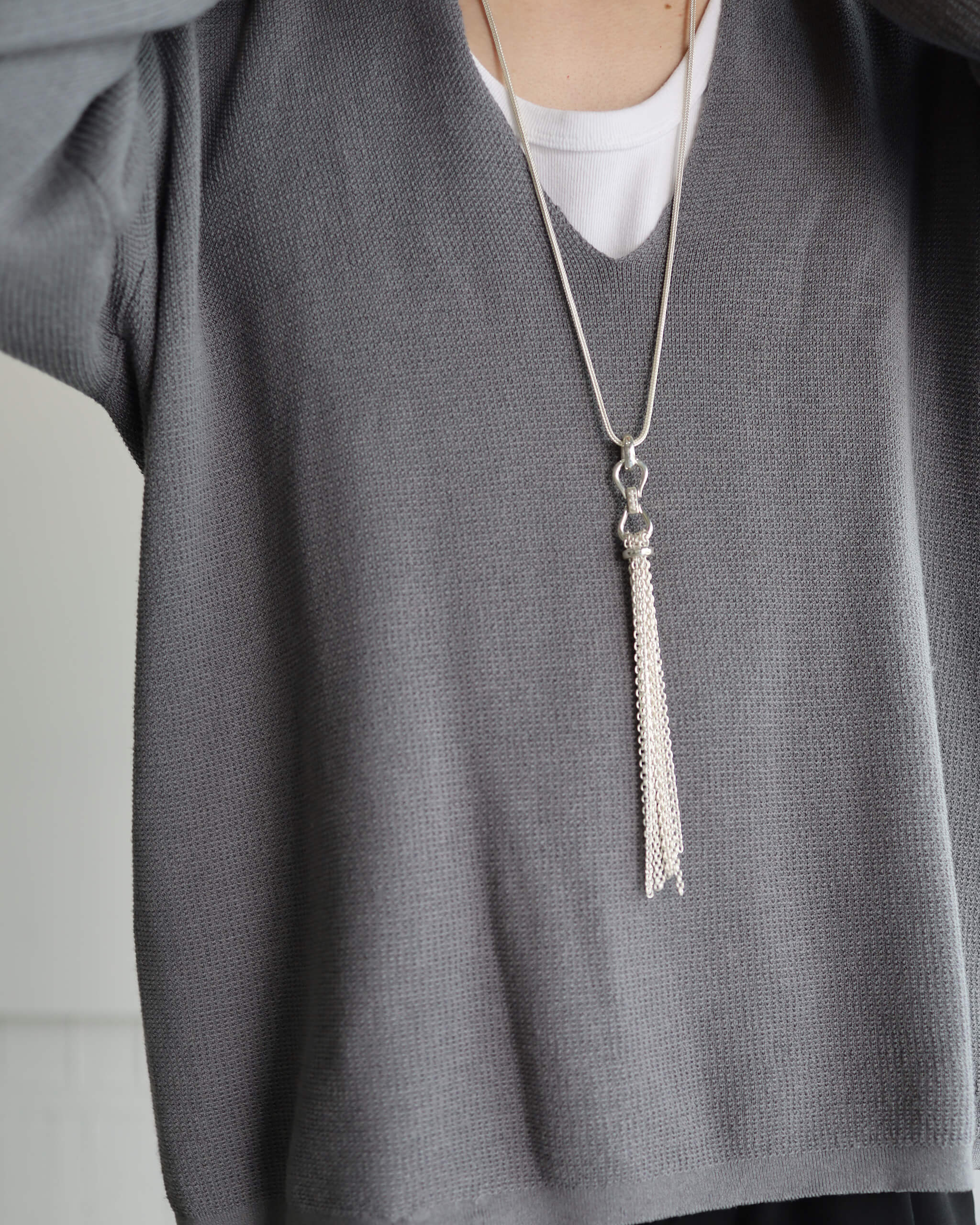 WAKAN SILVER SMITH Tassel necklace (L) [C-038] -MORLS-