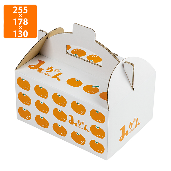 化粧箱】L-2442 イラスト みかん3kg 300×200×110mm (80枚入) | 包装