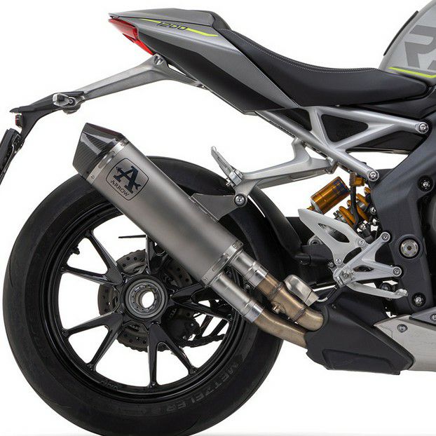 スピードトリプル1200RS/RR 21- スリップオンマフラー EURO5 チタン