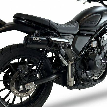 ホンダ CL500 スリップオンマフラー RACE XTREM ブラック イクシル