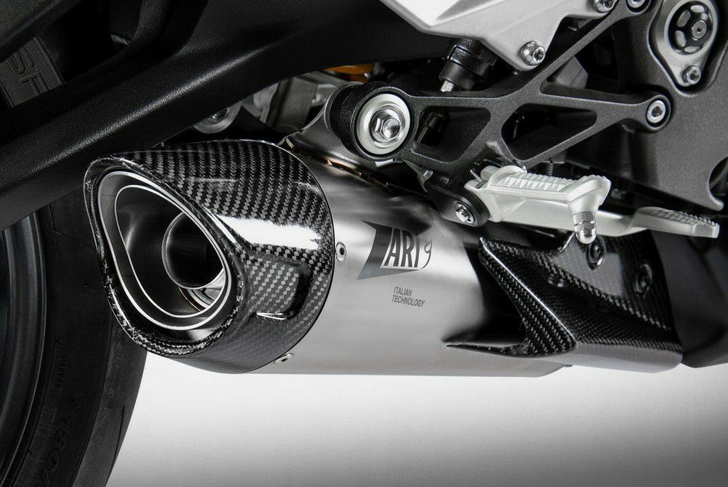 ストリートトリプル765 20-22 スリップオンマフラー チタンスリーブ