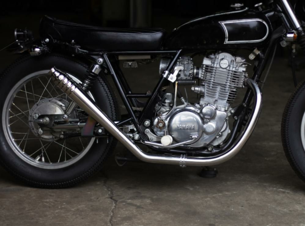 うにsr400キャブ車用 アップマフラー サイレンサータイプ うにsr400