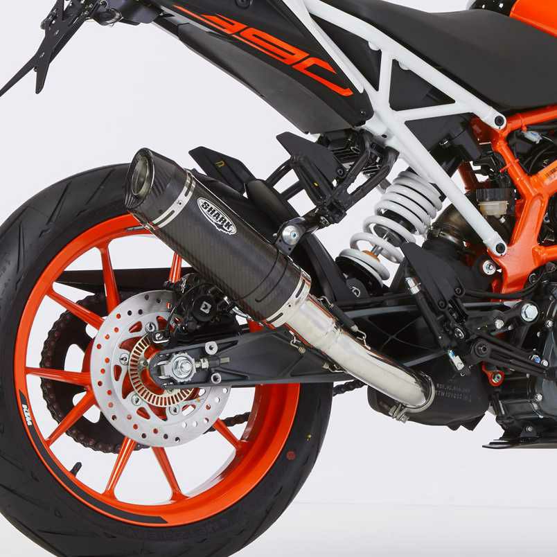 SHARK スリップオンマフラー Street GP カーボン KTM 125/250/390 Duke