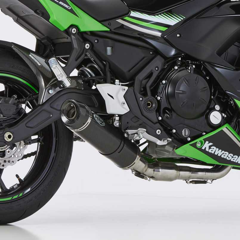 SHARK フルエキゾースト Street GP カーボン KAWASAKI Ninja 650 (2023