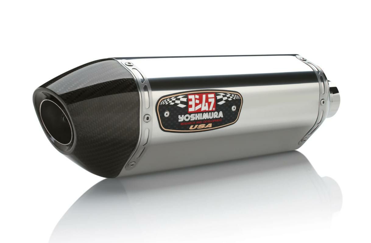 ヨシムラUSA R-77 ステンレス スリップオン マフラー スズキ ハヤブサ