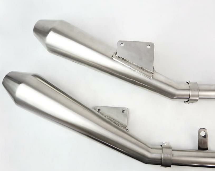 W650, W400 メガホン フルエキ マフラー MegaBrat オメガレーサー