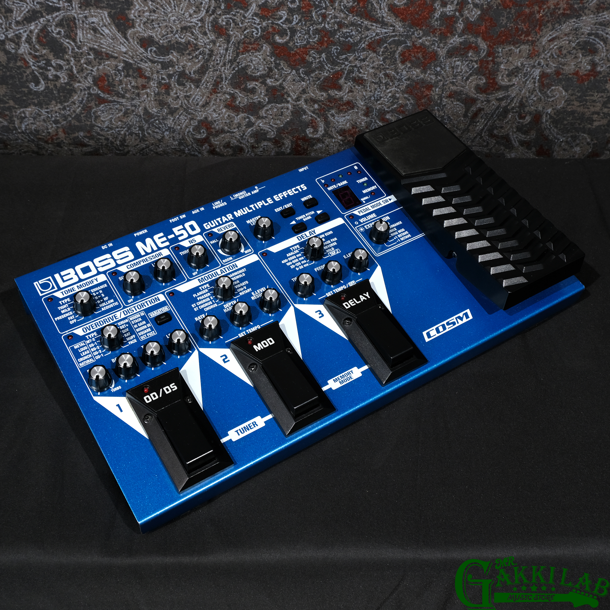 BOSS ME-50 Guitar Multiple Effects | 札幌の楽器屋さん｜MR.GAKKI