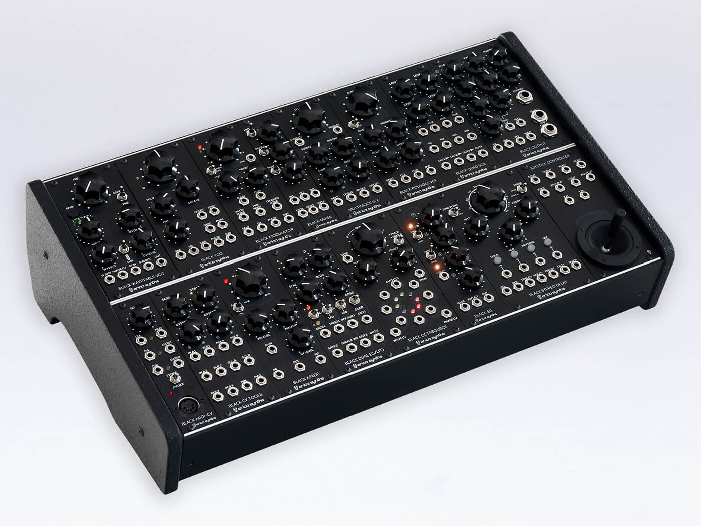 Erica Synths' Black System II is a 16-module synth