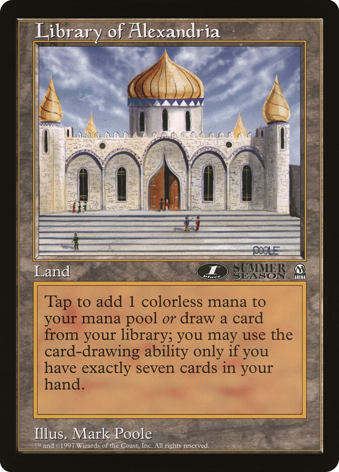 Library of Alexandria - mtg.wtf