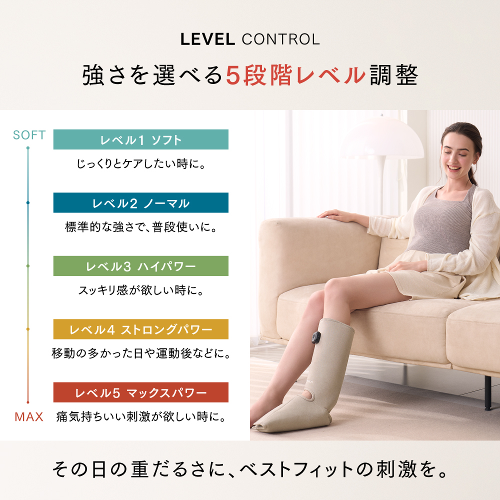 MYTREX RAKUNO FIT PLUS | つま先まで気持ちよさで包み込む｡温熱