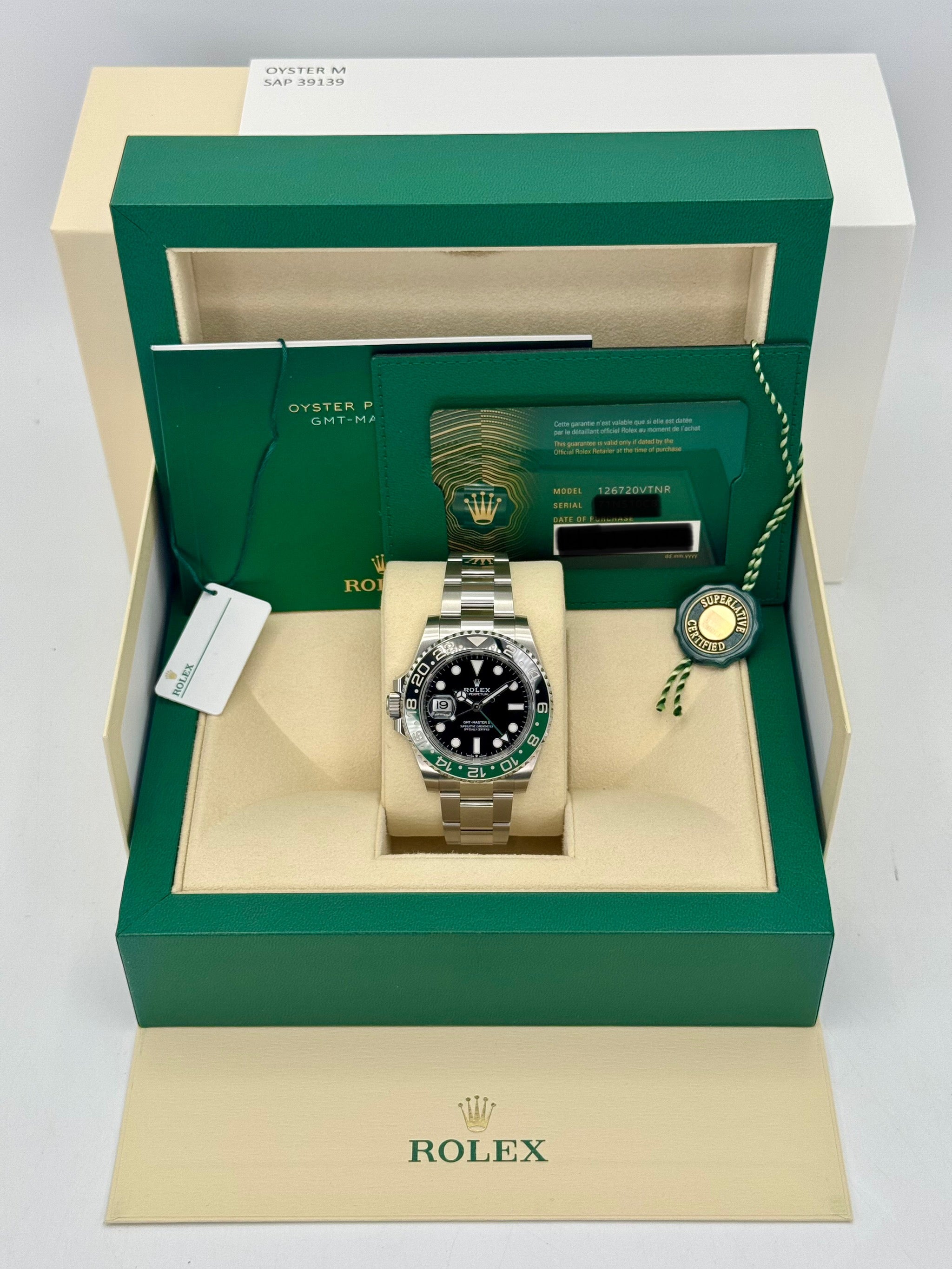 NEW 2025 Rolex GMT-Master II “Sprite” 40mm 126720VTNR Oyster