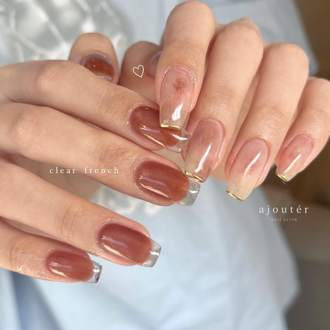 アシンメトリーネイルの人気デザイン16選！最新の可愛いネイルアートを