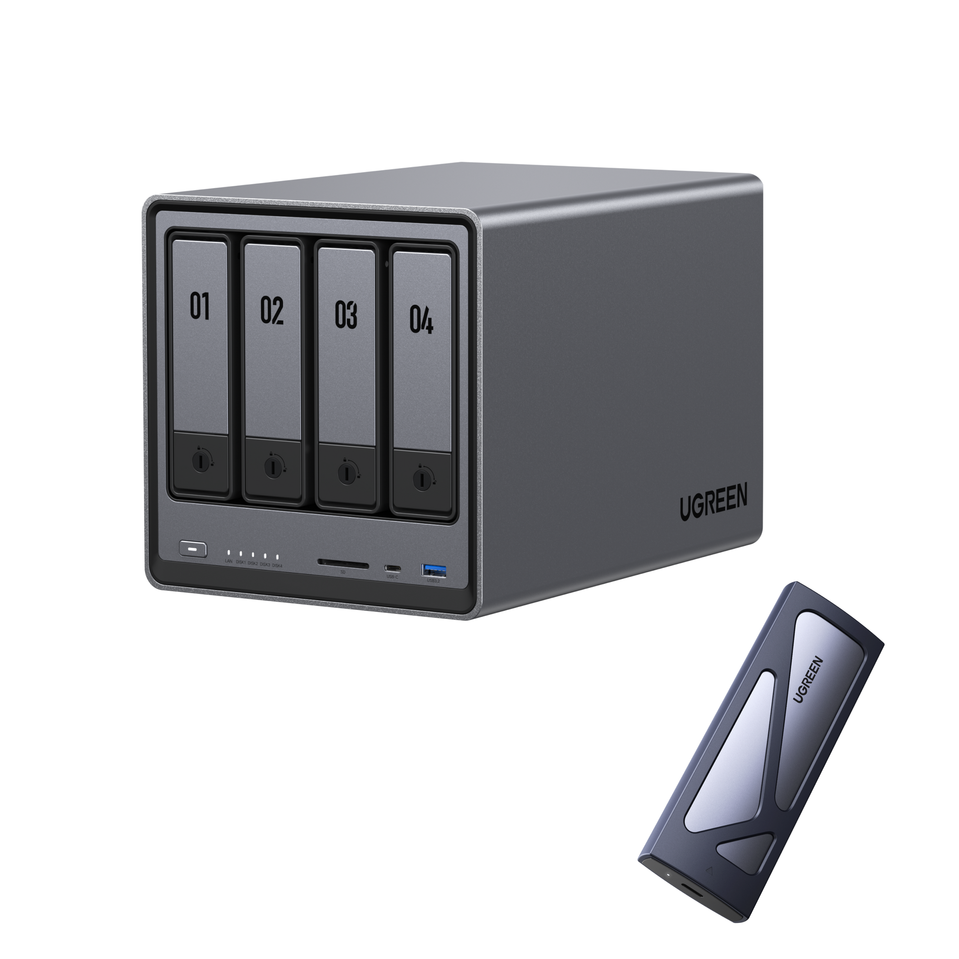 UGREEN 4ベイNAS 最大136TB｜日本語サポート&30日間の安心お試し