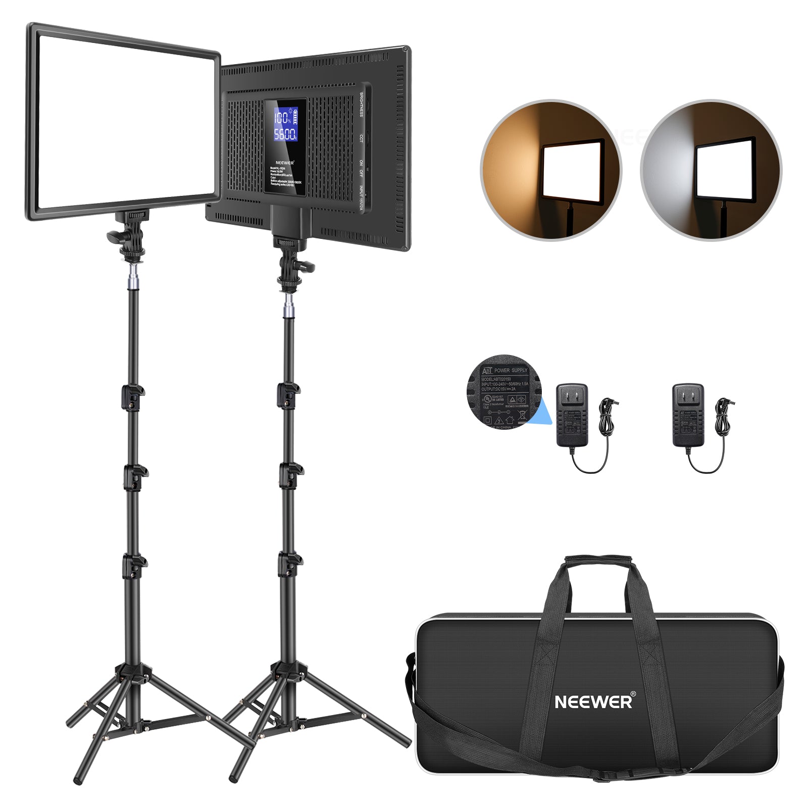 NEEWER 2パック NL-192AI 二色LEDビデオライト - NEEWER – NEEWER.JP