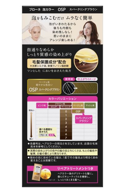 ブローネ泡カラー 0SP スパークリングブラウン(0SP