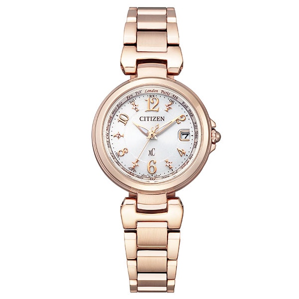 xC basic collection EC1037-51A 電波ソーラー レディース(ピンク