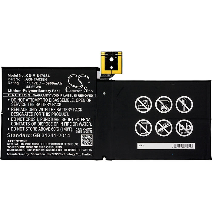 Microsoft Surface Pro 5 Battery Replacement Kit with Special
