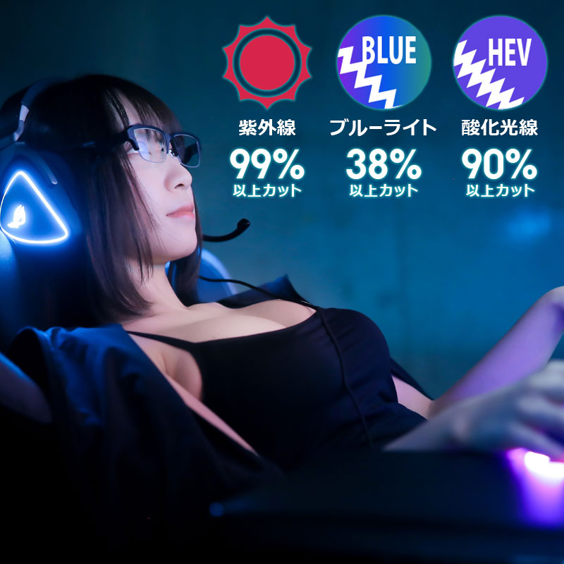 Bauhutte、ヘッドセットのうえから装着できるゲーミングメガネ | マイ