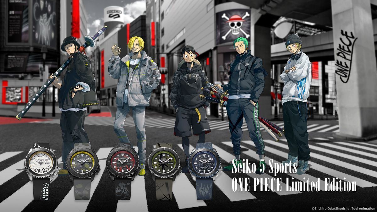 セイコー×ONE PIECE、ルフィ・ゾロ・サンジ・ロー・サボのコラボ