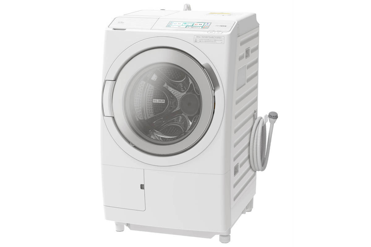 日立、手入れの手間を軽減するドラム式洗濯乾燥機「ビッグドラム