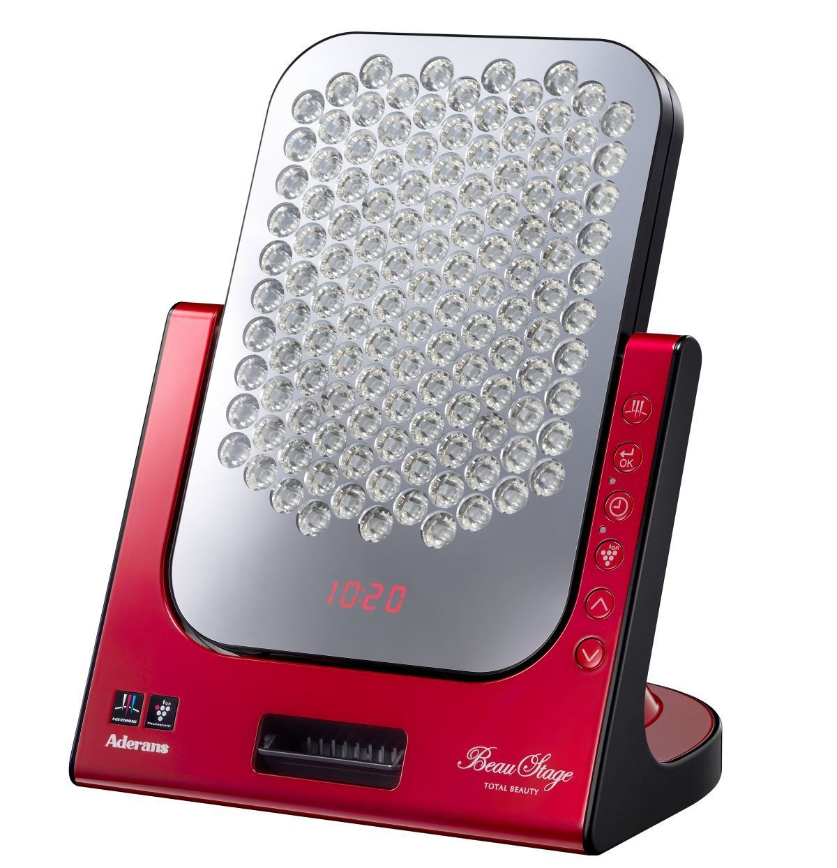 アデランス、顔などに光を当てるLED美容照射パネル「BeauStage VIRUGA