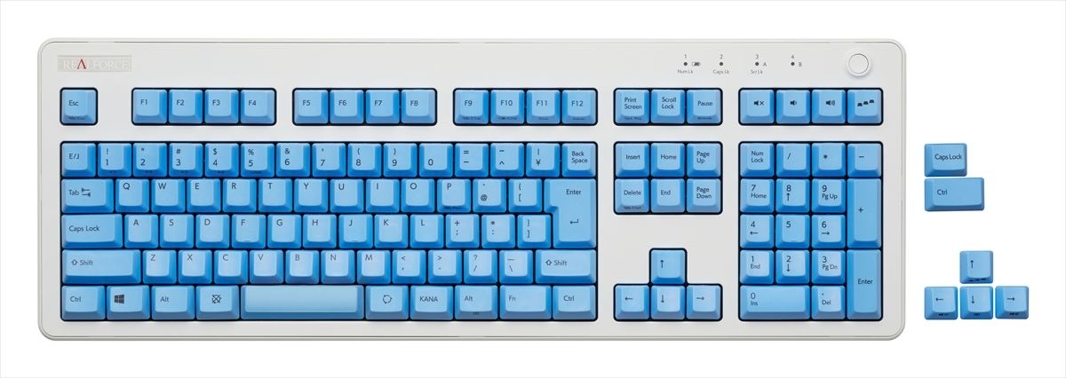 REALFORCE R3キーボードに8色の換装用カラーキーキャップが登場 | マイ