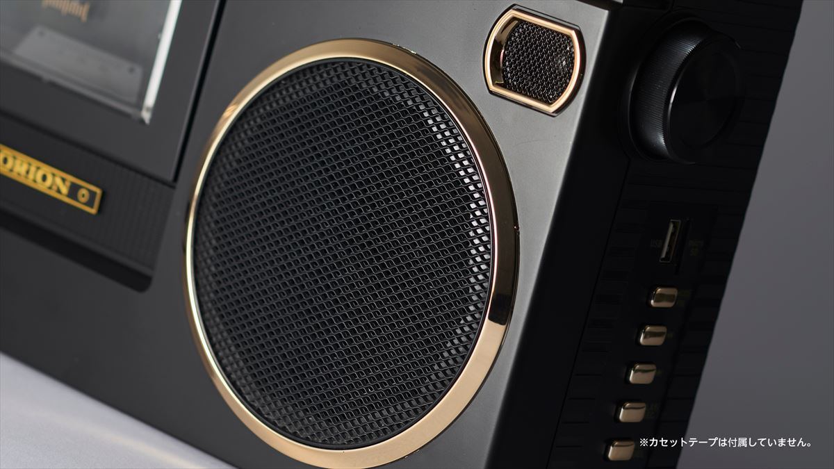 ドウシシャ、80年代風デザインのBluetoothステレオラジカセ「SCR-B7