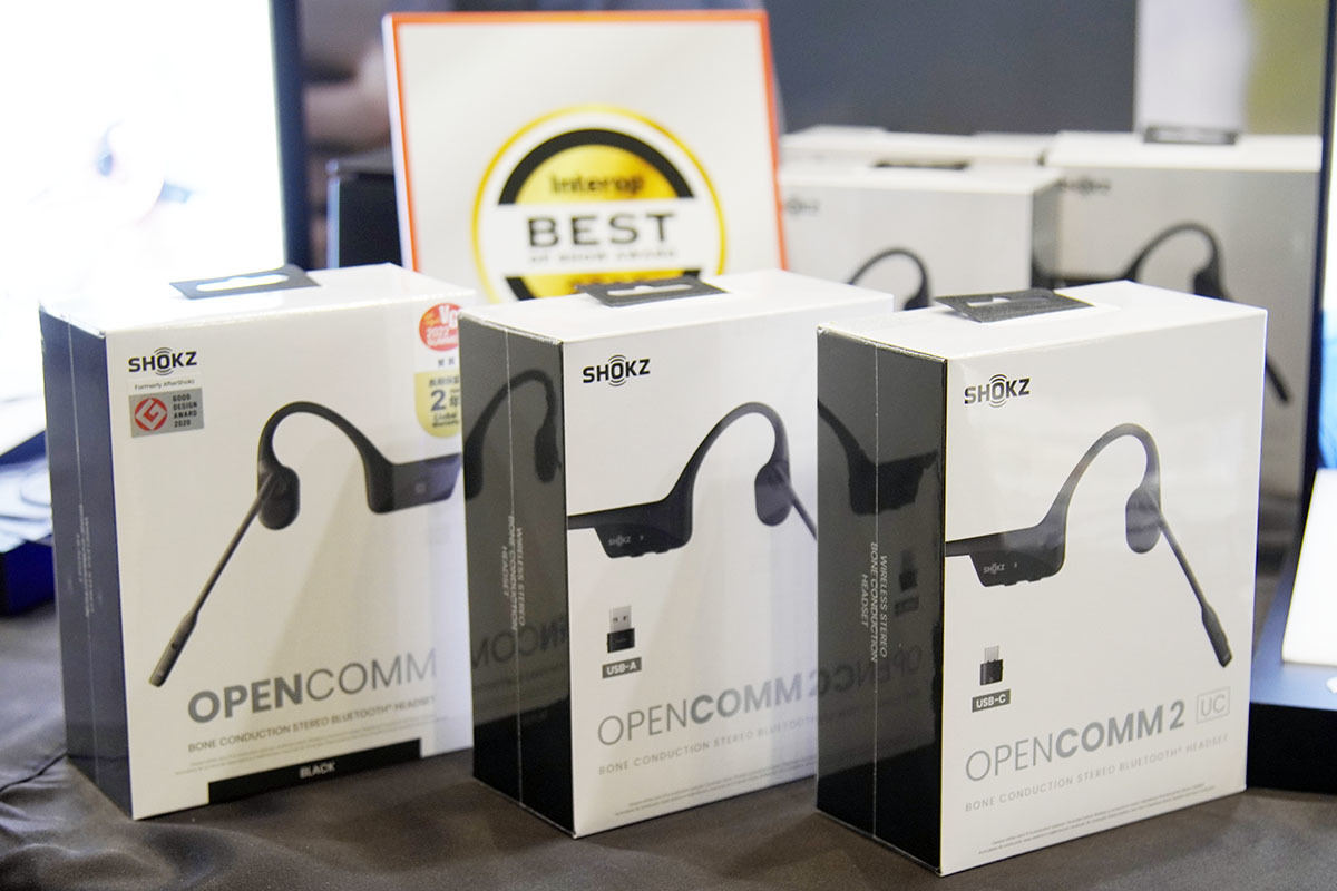 Shokz骨伝導ヘッドセットに使い勝手強化の新機種「OpenComm 2 UC