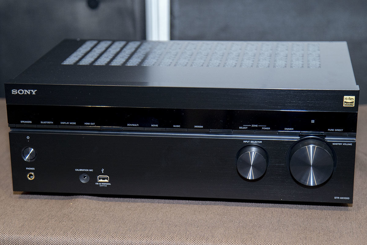 ソニー約5年ぶり新AVアンプ「STR-AN1000」、無線リアや独自立体音響に