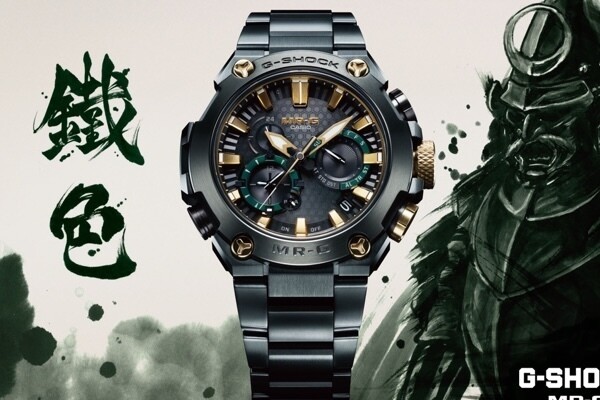 カシオ、日本の伝統色「鐵色」をテーマにしたG-SHOCK「MR-G」新モデル2