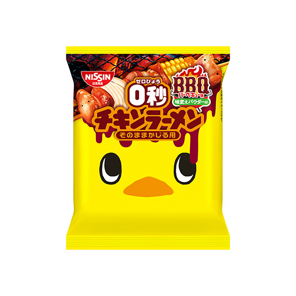 0秒チキンラーメン＜BBQ味パウダー付＞（日清食品）2025年8月11日発売