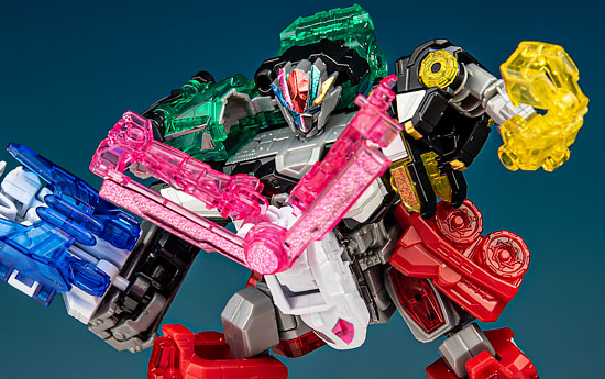 フォトレビュー】ミニプラ 『魔進戦隊キラメイジャー』 魔進合体