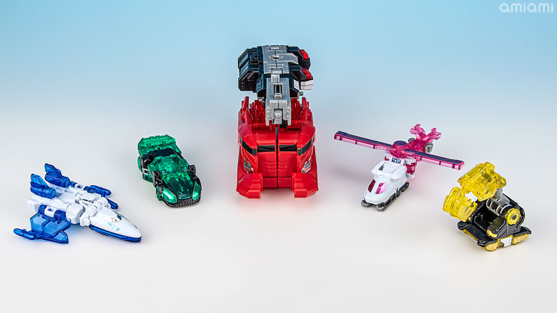 フォトレビュー】ミニプラ 『魔進戦隊キラメイジャー』 魔進合体