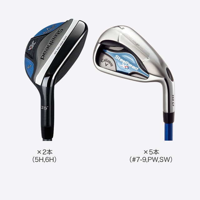Steelhead XR ユーティリティ / アイアン コンボセット 製品情報