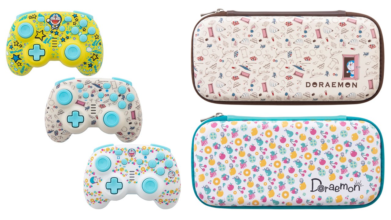 ドラえもん』デザインのNintendo Switch用コントローラが8月3日発売決定