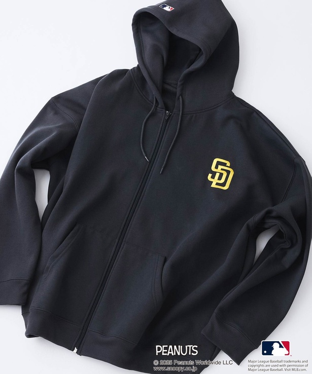 スヌーピーデザインのMLBコラボ冬アウターが「JEANS MATE」から登場