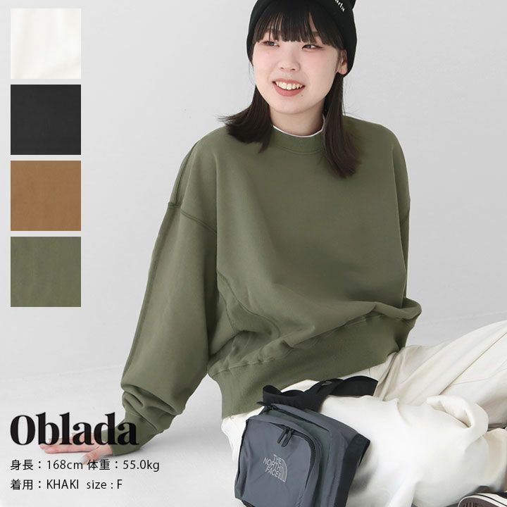 オブラダ Oblada BONJOUR スウェット トレーナー オブラダ Oblada