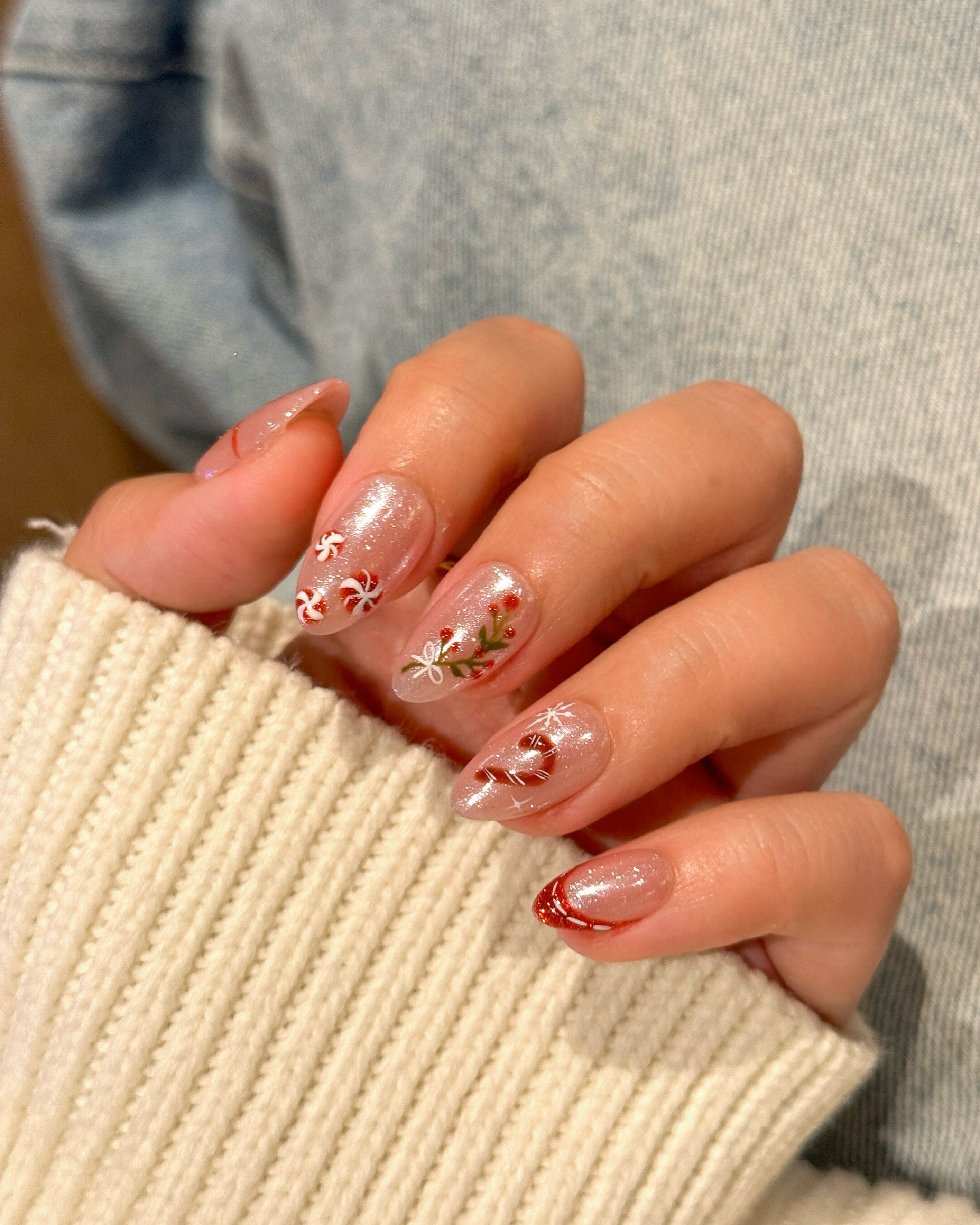 Frosted Joy – Nextwave Nails Luxury Handmade Press-on Nails