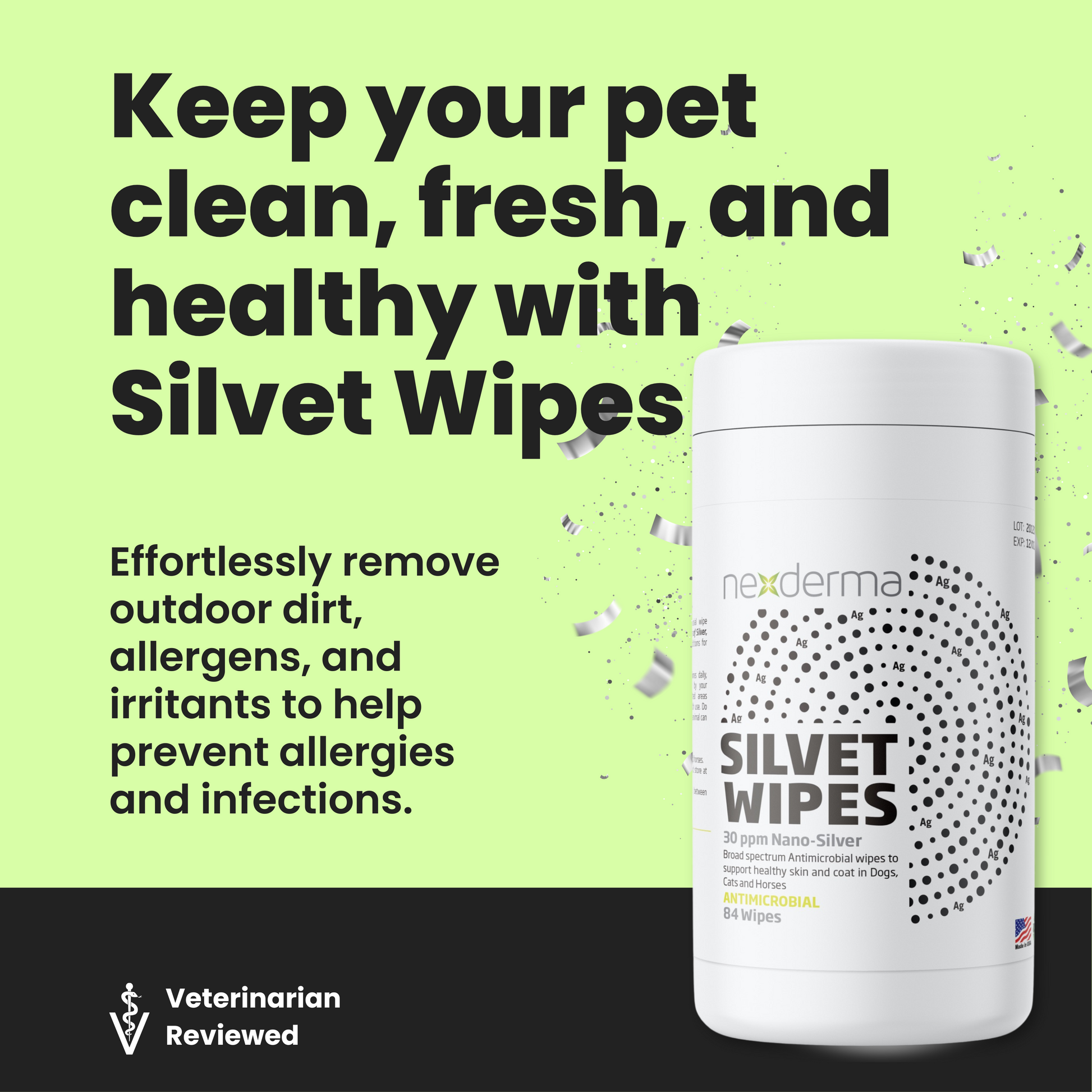 Silvet® Wipes | Advanced Skin Defense for Problem Areas – Nexderma
