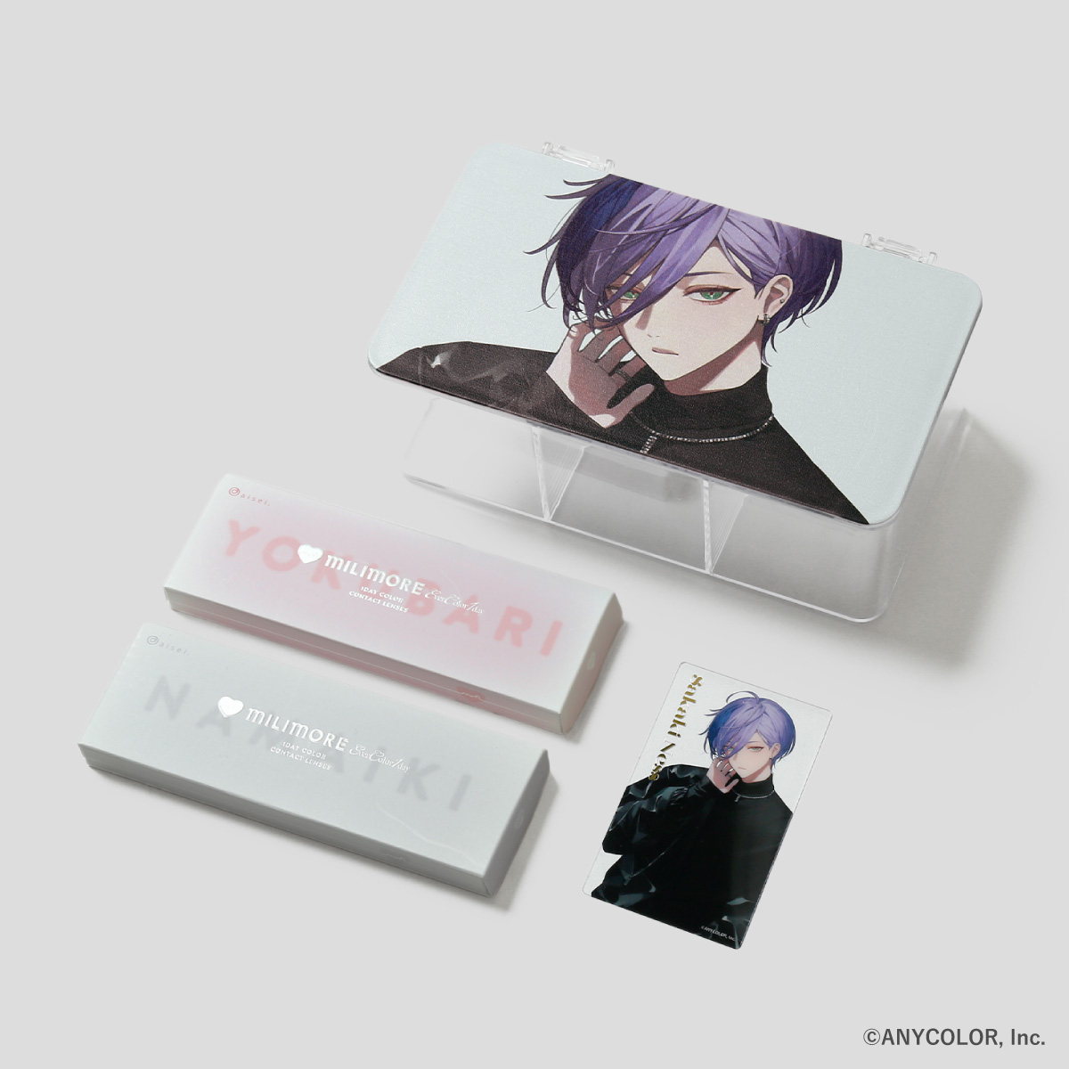 にじさんじ」3SKMとカラコン「EverColor1day MILIMORE」がコラボ！限定