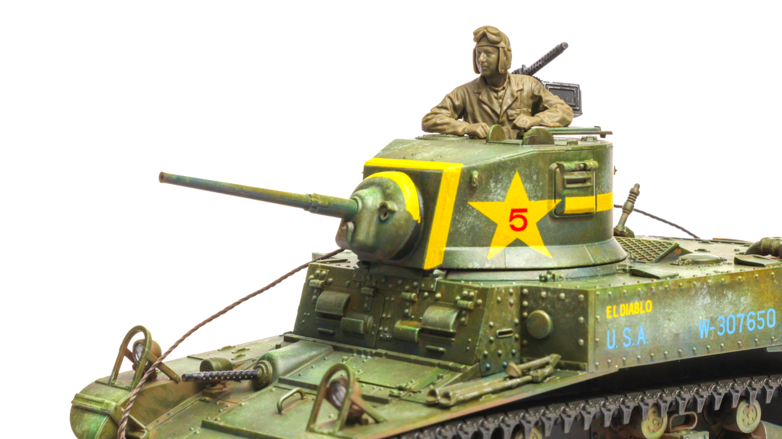 塗装が定めるプラモデルの運命／タミヤ M3スチュアート後期型