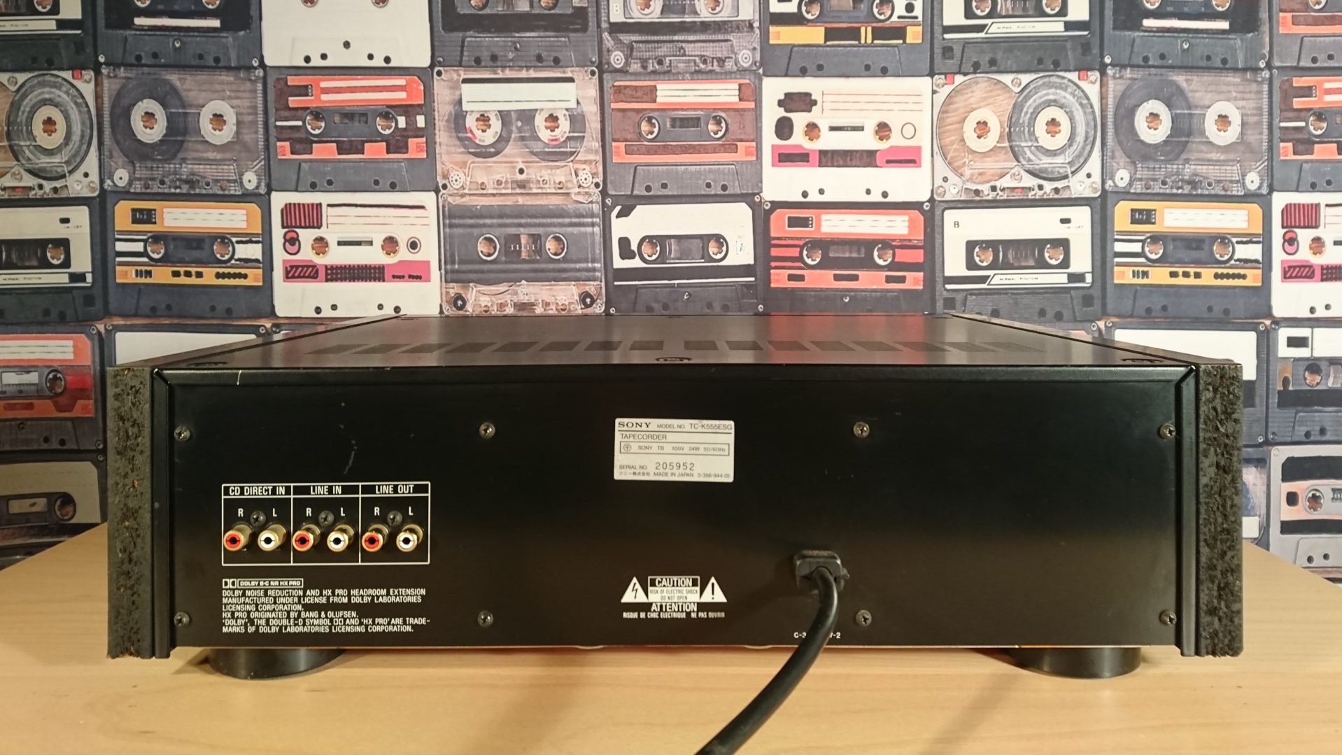 SONY TC-K555ESG 外観・内部の様子を実機の画像で紹介 | スーパー