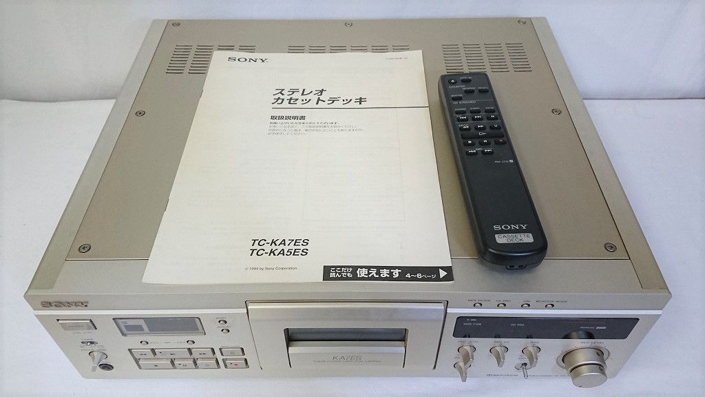 SONY TC-KA7ES｜カセットデッキのレンタル―2週間から利用可能