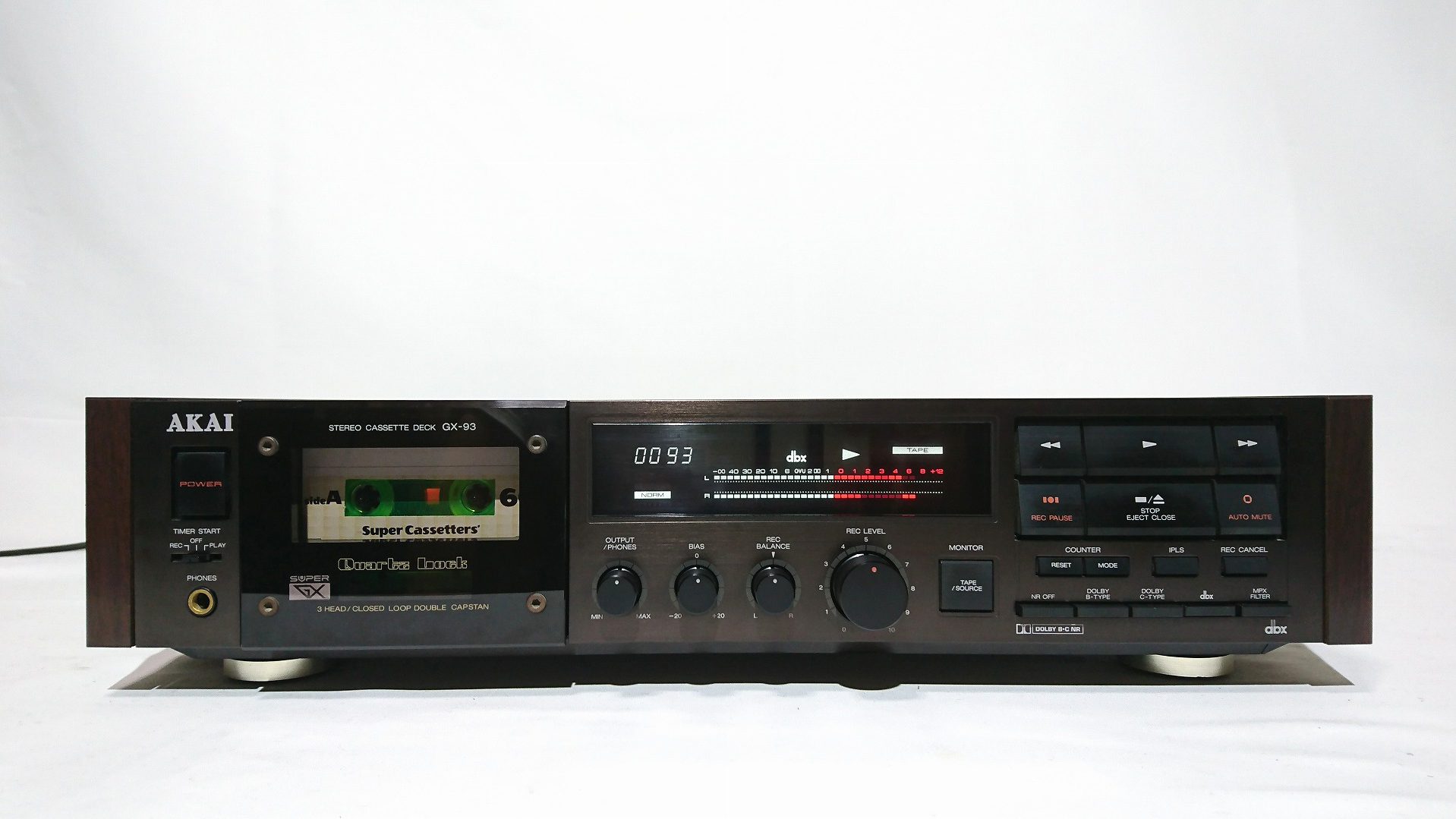 AKAI GX-93の紹介◇AKAIの最上級機としては初めてdbx搭載。 | スーパー