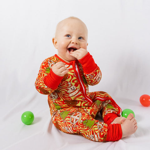 CHRISTMAS COOKIE BAMBOO ZIPPY – NIXX BABY
