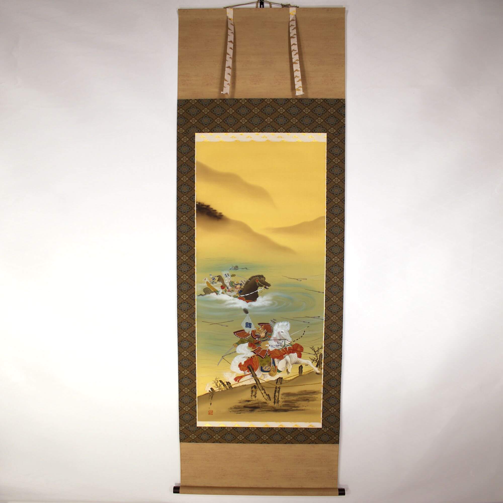 中島佳香 / 宇治川先陣 | 掛軸 － 野村美術