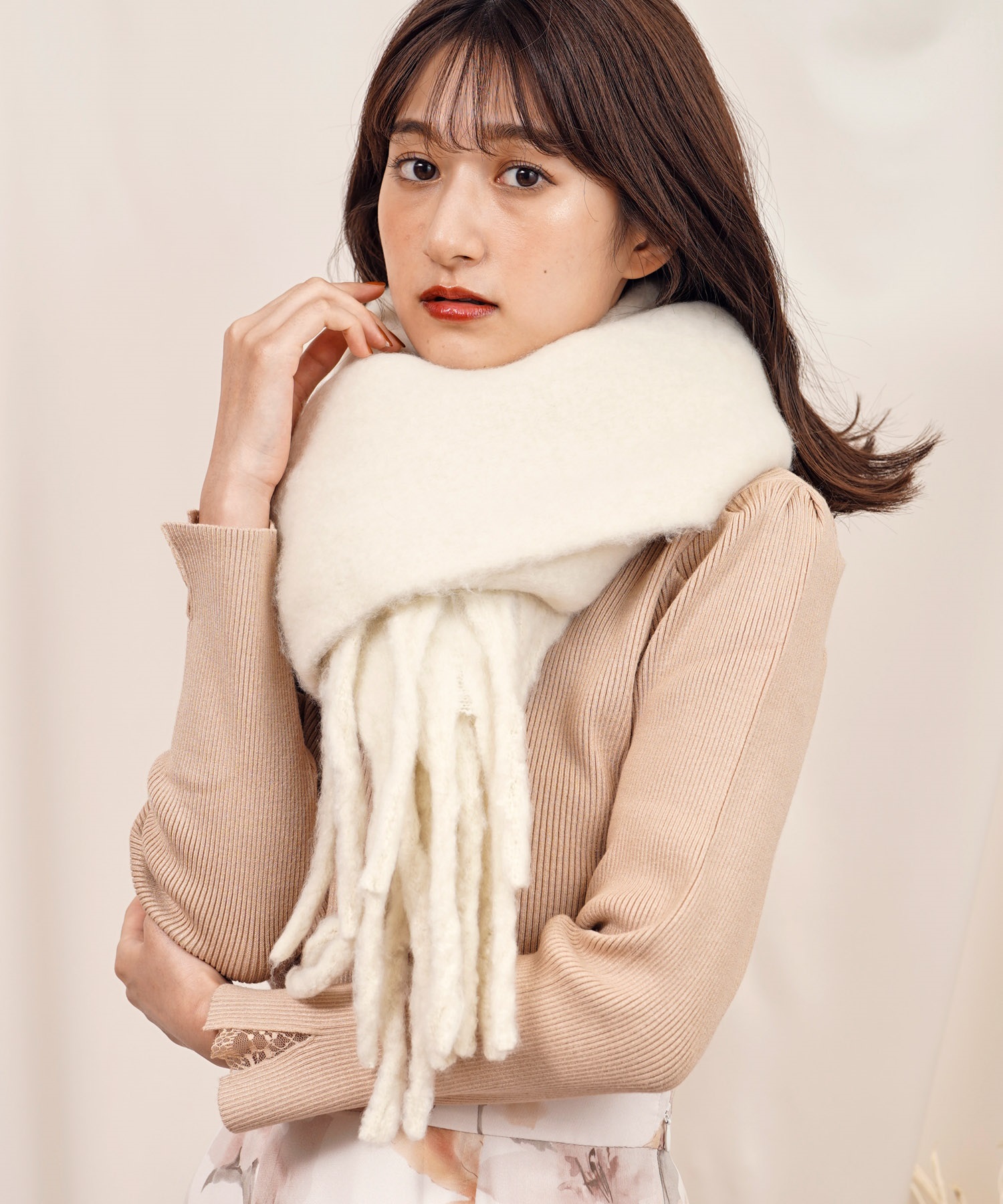 ビッグフリンジストール | ストール・マフラー | NOELA OFFICIAL WEB STORE