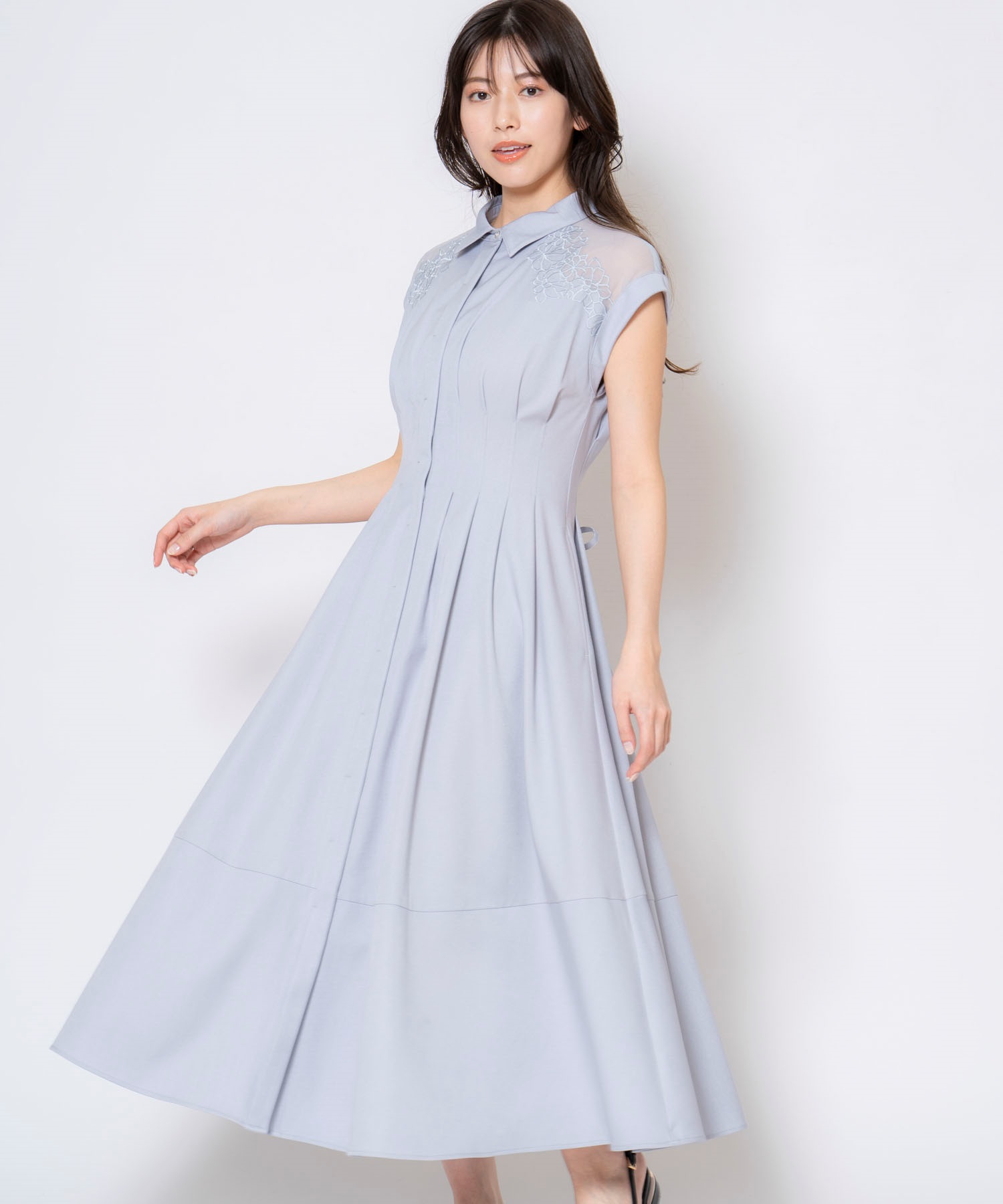 刺繍シアーワンピース | シャツワンピース | NOELA OFFICIAL WEB STORE