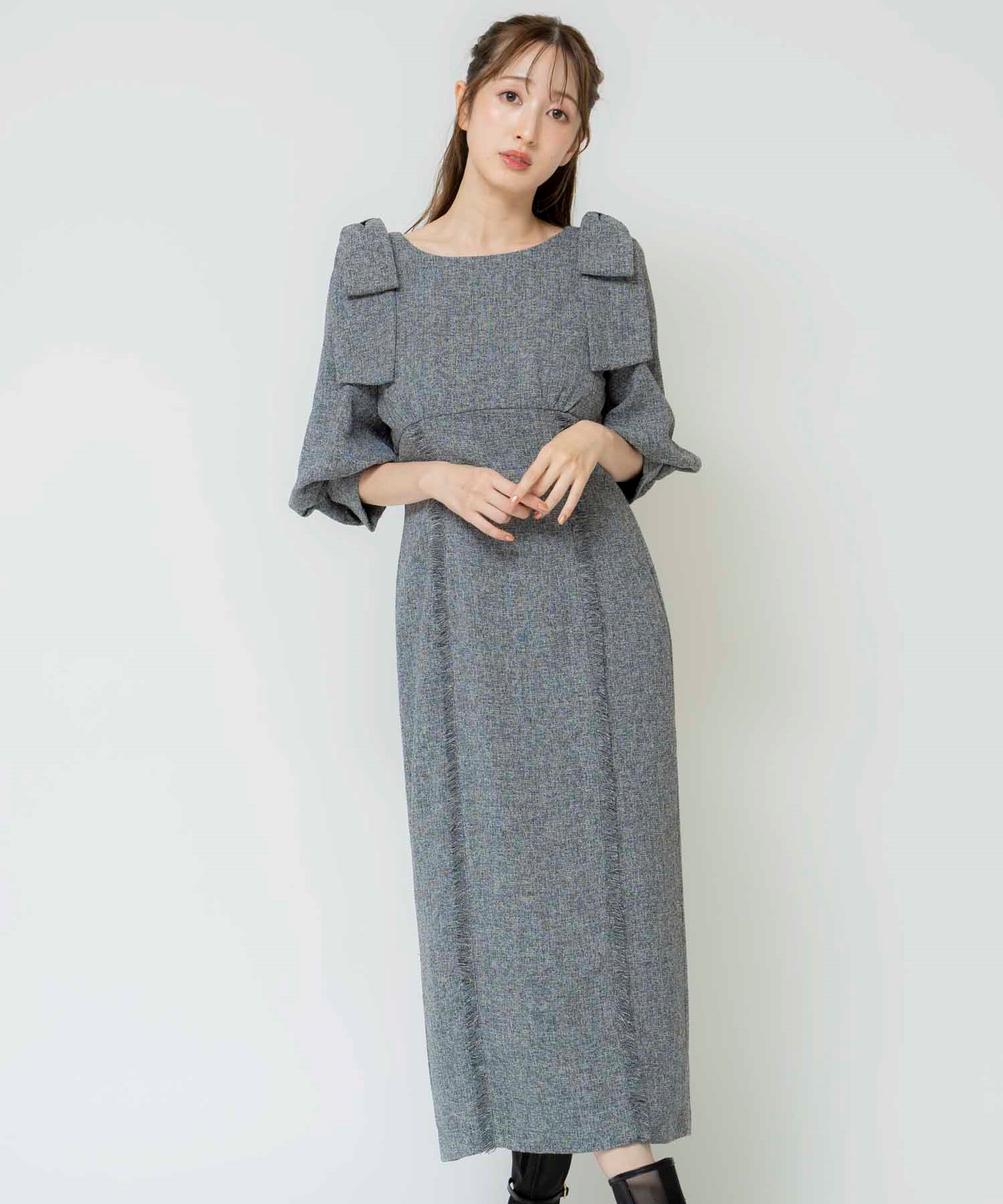 ツイードワンピ | ロングワンピース | NOELA OFFICIAL WEB STORE