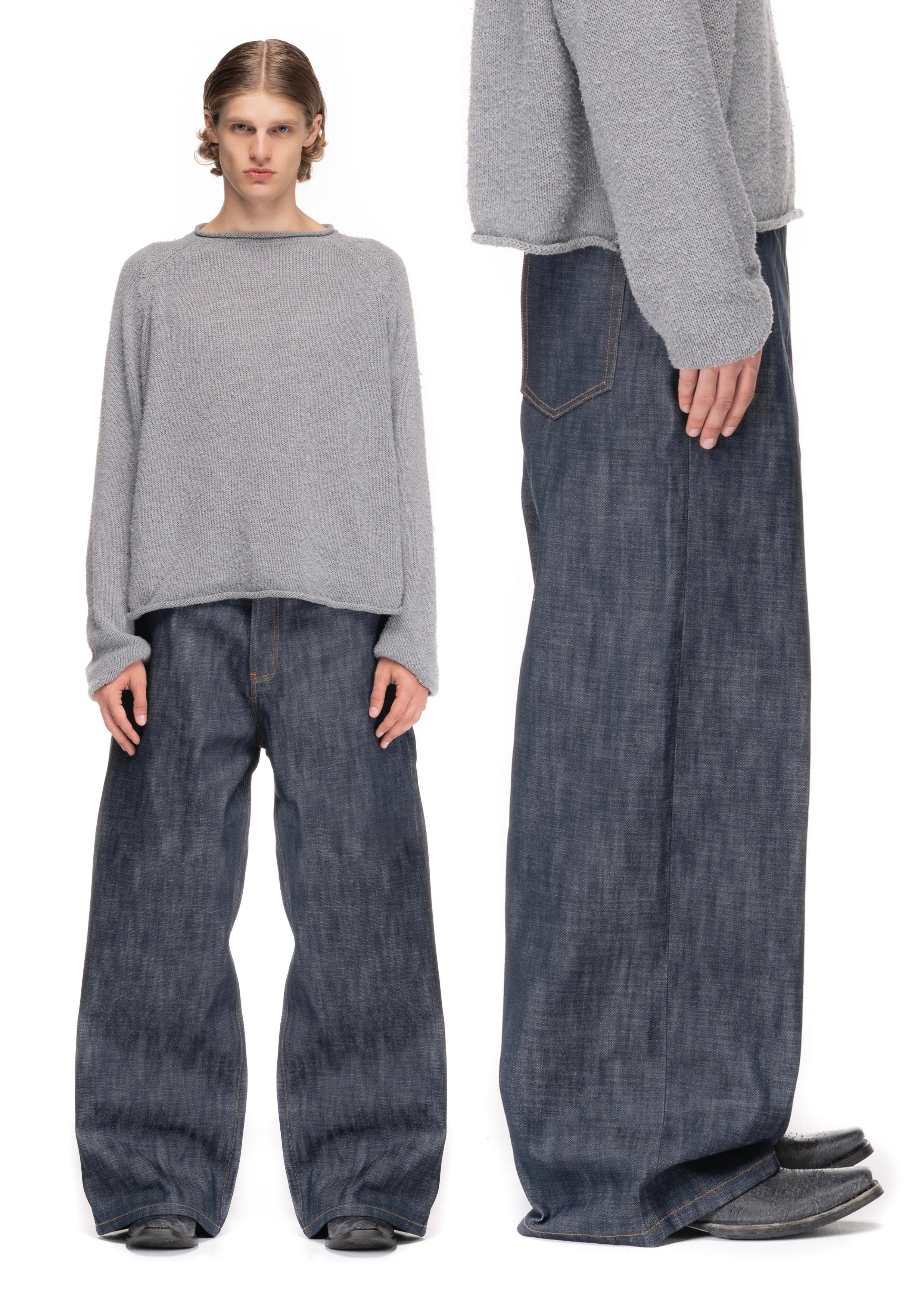 BASIC RAW DENIM JAPANESE ULTRA LOOSE FIT – NO/FAITH STUDIOS